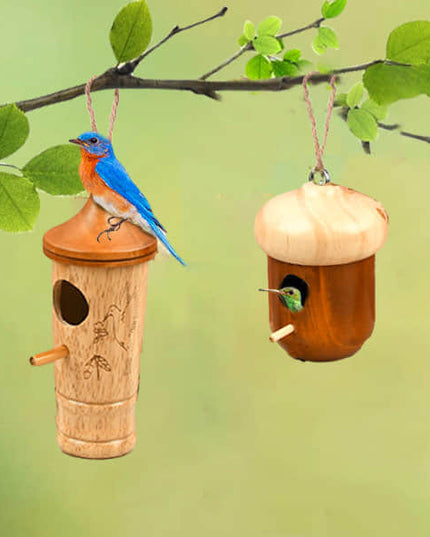 Mushroom Hummingbird House - Libiyi