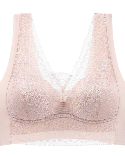 Lace anti-exposure seamless bra - Libiyi