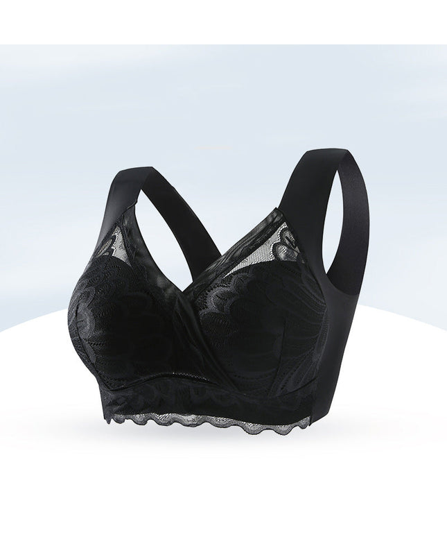Women's thin no wire lace bra - Libiyi