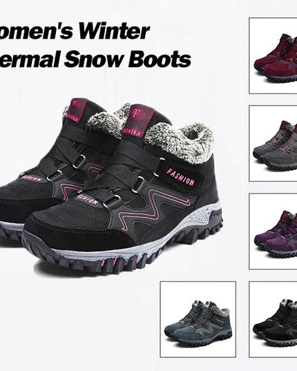 Autumn and winter non-slip warm and comfortable high-top casual cotton shoes—Unisex - Keillini