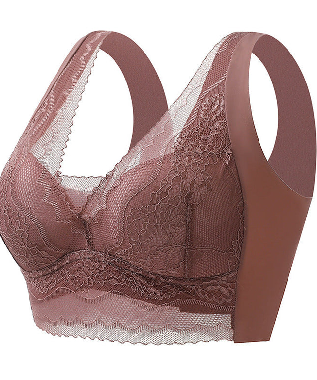 Lace anti-exposure seamless bra - Libiyi