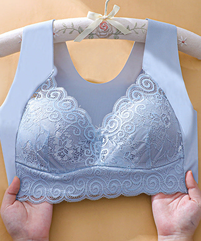 Push up beautiful back no steel ring lace underwear - Libiyi