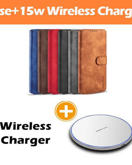 Wallet Stand PU Leather Case For Samsung Galaxy S21 Ultra(5G) - Libiyi