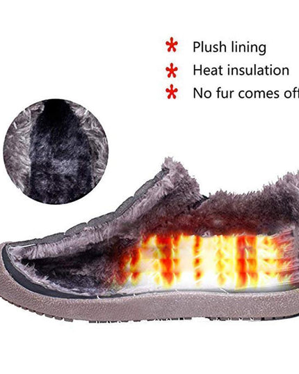 Large Size Waterproof Warm Cotton Snow Boots Lovers Shoes - Keilini