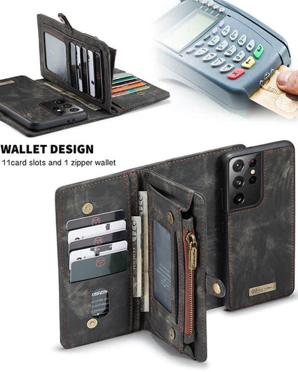 Multifunctional Wallet PU Leather Case for Galaxy - Libiyi