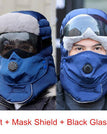 Escudo Marinha+Máscara / Óculos Pretos