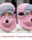 Escudo Rosa+Máscara / Vidros Transparentes