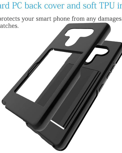Armor Protective Card Holder Case for LG K51 - Libiyi