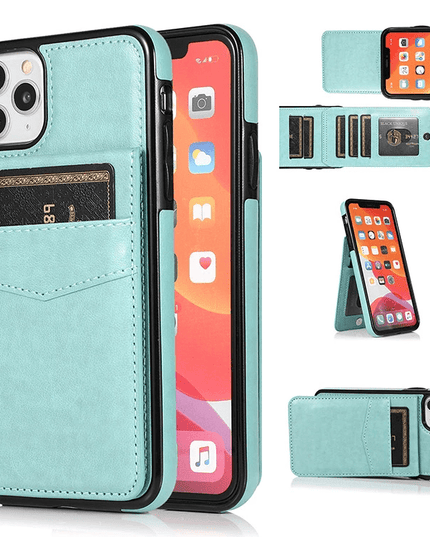 Classic 6 Card Slots Wallet Phone Case For iPhone - Libiyi