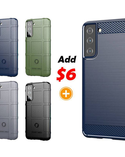 TPU Thick Solid Rough Armor Tactical Protective Cover Case For Samsung S21 - Libiyi