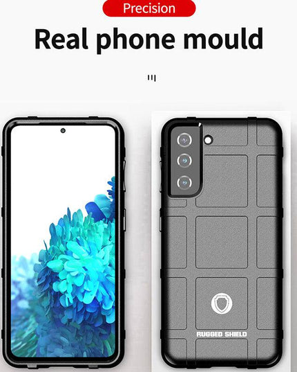 TPU Thick Solid Rough Armor Tactical Protective Cover Case For Samsung S21+ - Libiyi