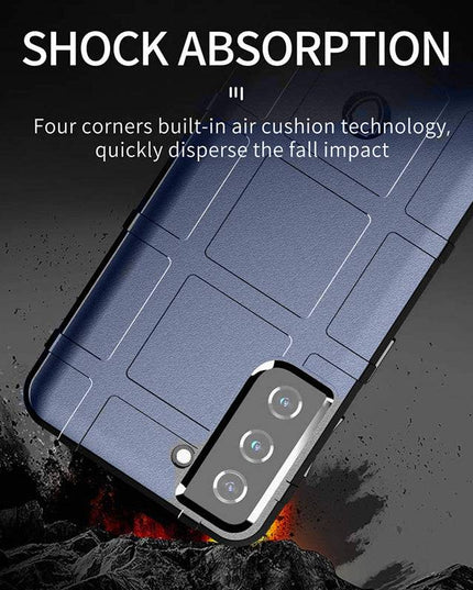 TPU Thick Solid Rough Armor Tactical Protective Cover Case For Samsung S21+ - Libiyi