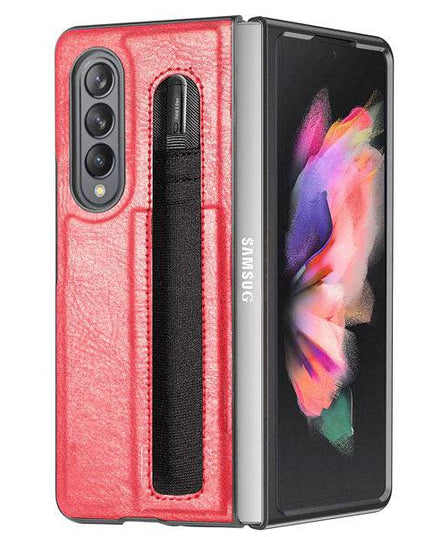 S Pen Slot Protective Leather Case for Samsung Galaxy Z Fold 3 5G - Libiyi