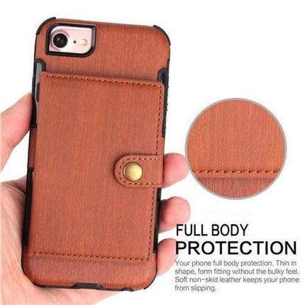 Security Copper Button Protective Case For iPhone SE2020 - Libiyi