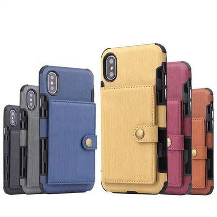 Security Copper Button Protective Case For iPhone X/XS - Libiyi