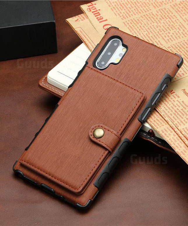 Security Copper Button Protective Case For Samsung - Libiyi