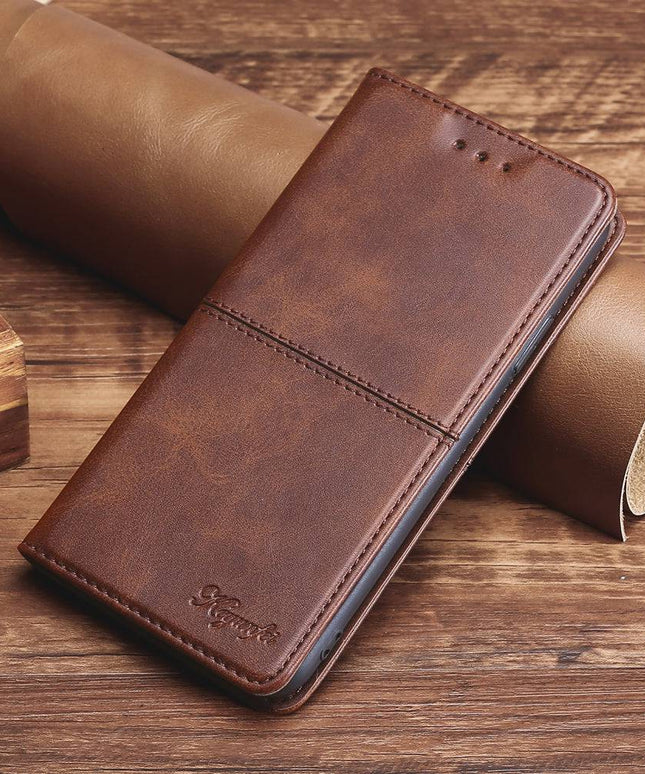 TPU + PU Leather Phone Cover Case for Samsung A10E - Libiyi