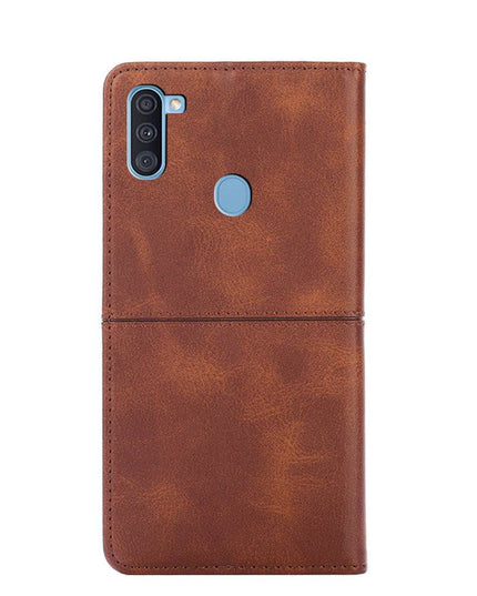 TPU + PU Leather Phone Cover Case for Samsung A11 - Libiyi