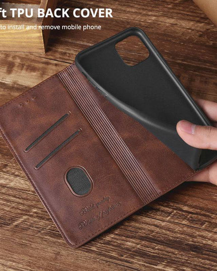 TPU + PU Leather Phone Cover Case for Samsung A series - Libiyi