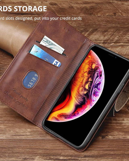 TPU + PU Leather Phone Cover Case for iPhone 12Pro Max - Libiyi