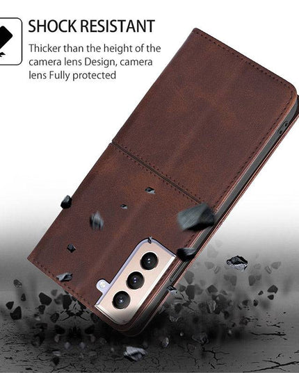 Leather Flip Wallet Cover for Samsung S21 Series - Libiyi