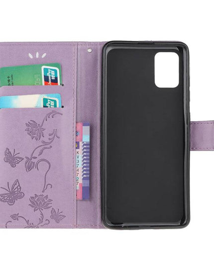 Imprint Butterfly Flower Leather Mobile Phone Case for iPhone - Libiyi