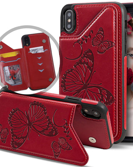 New Luxury Embossing Wallet Cover For iPhone Xs Max-Fast Delivery - Libiyi