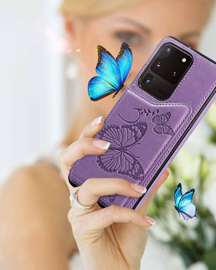 New Luxury Embossing Wallet Cover For SAMSUNG S20 Ultra-Fast Delivery - Libiyi