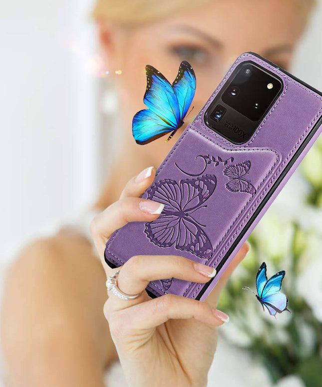 New Luxury Embossing Wallet Cover For SAMSUNG S20 Ultra-Fast Delivery - Libiyi