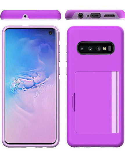 Armor Protective Card Holder Case for Samsung S10 Plus - Libiyi