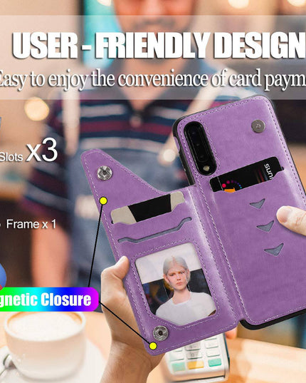 New Luxury Embossing Wallet Cover For SAMSUNG A50/A50S/A30S-Fast Delivery - Libiyi