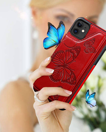 New Luxury Embossing Wallet Cover For iPhone 11-Fast Delivery - Libiyi