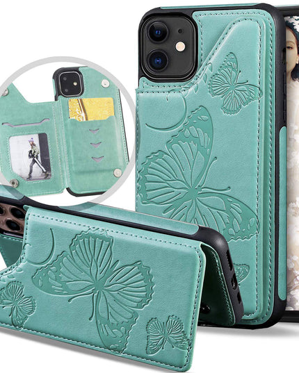 New Luxury Embossing Wallet Cover For iPhone 11-Fast Delivery - Libiyi