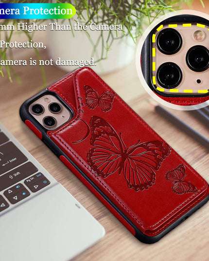 New Luxury Embossing Wallet Cover For iPhone 11 Pro-Fast Delivery - Libiyi