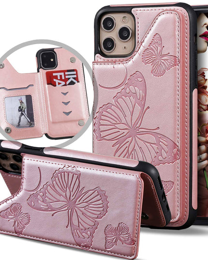 New Luxury Embossing Wallet Cover For iPhone 11 Pro-Fast Delivery - Libiyi