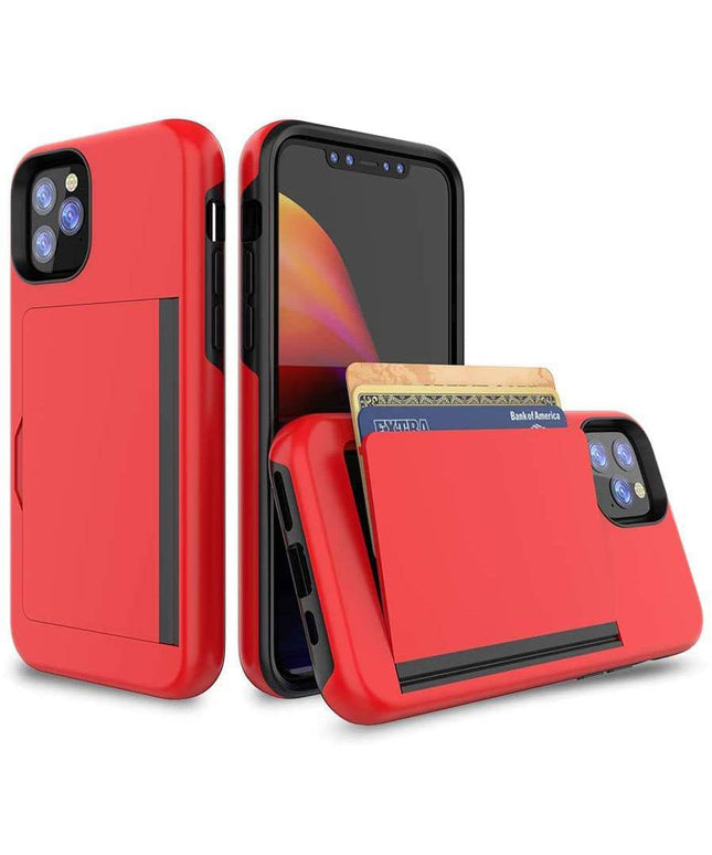Armor Protective Card Holder Case for iPhone - Libiyi