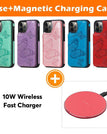 Rouge / iPhone 12 Pro Max / Avec chargeur sans fil
