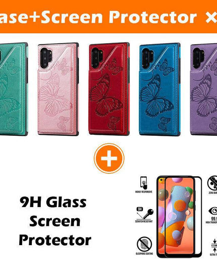 New Luxury Embossing Wallet Cover For SAMSUNG Note 10 Plus-Fast Delivery - Libiyi