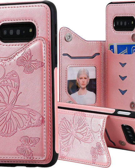 New Luxury Embossing Wallet Cover For SAMSUNG S10-Fast Delivery - Libiyi