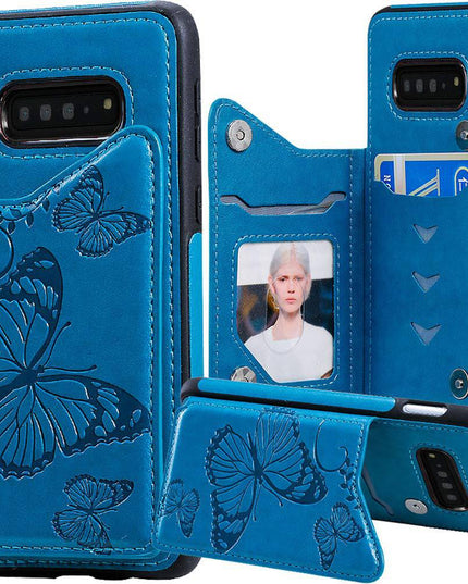 New Luxury Embossing Wallet Cover For SAMSUNG S10 Plus-Fast Delivery - Libiyi