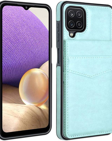 Dual Layer Lightweight Leather Wallet Case for Samsung Galaxy A12 - Libiyi