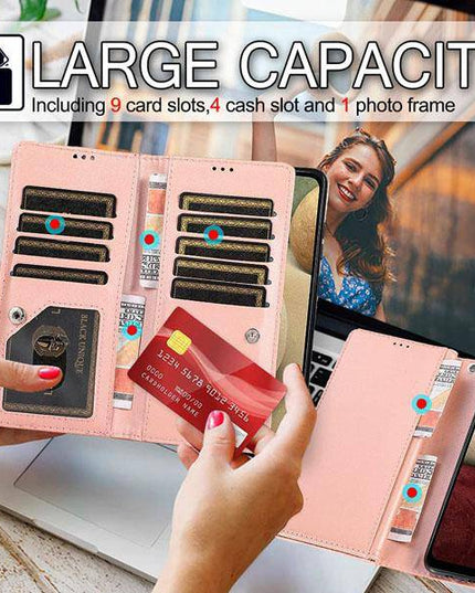 Bling Wallet Case with Wrist Strap for Samsung A52(4G/5G) - Libiyi