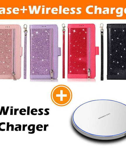 Bling Wallet Leather Case for Samsung S21 Plus - Libiyi