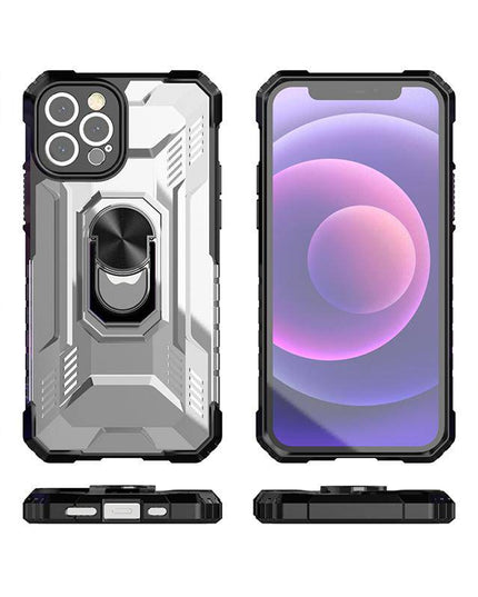 Magnetic Metal Finger Ring Holder Armor Case For iPhone - Libiyi