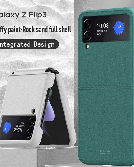 Fluffy paint-Rock Sand Full Shell Case for Samsung Galaxy Z Flip 3 5G - Libiyi