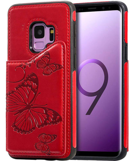 New Luxury Embossing Wallet Cover For SAMSUNG S9-Fast Delivery - Libiyi