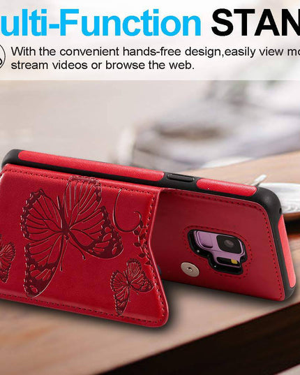 New Luxury Embossing Wallet Cover For SAMSUNG S9-Fast Delivery - Libiyi