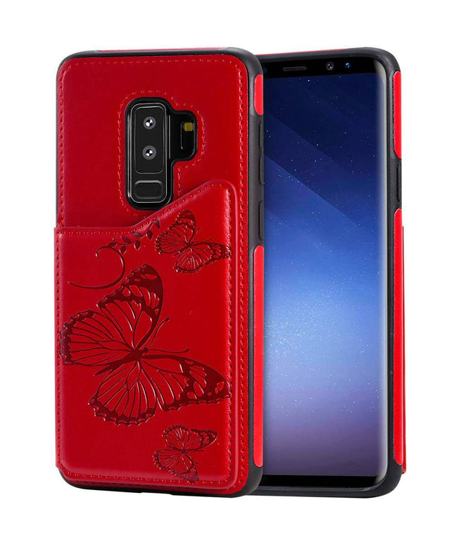 New Luxury Embossing Wallet Cover For SAMSUNG S9 Plus-Fast Delivery - Libiyi
