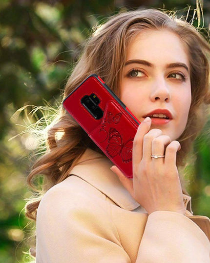 New Luxury Embossing Wallet Cover For SAMSUNG S9 Plus-Fast Delivery - Libiyi