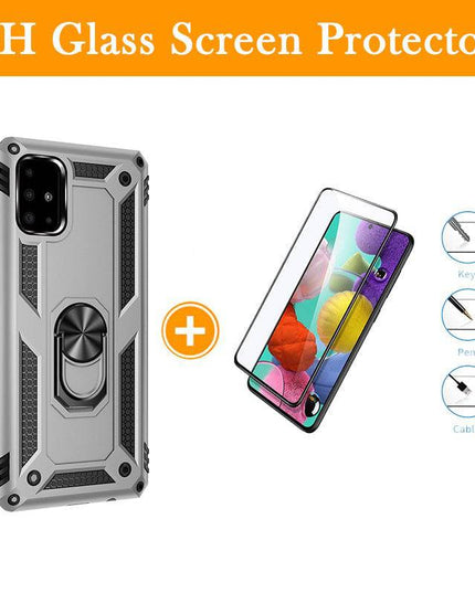 Luxury Armor Ring Bracket Phone Case For Samsung A71-Fast Delivery - Libiyi